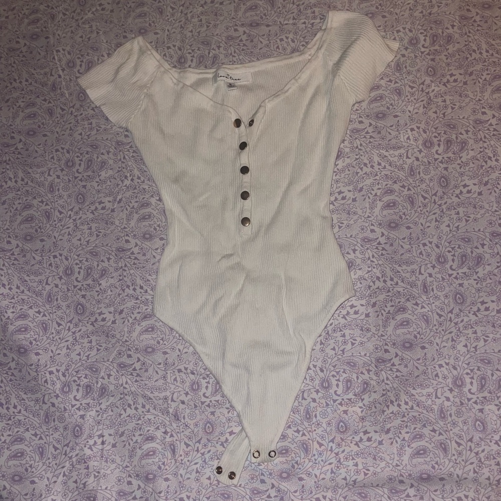Love Tree white fitted body suit